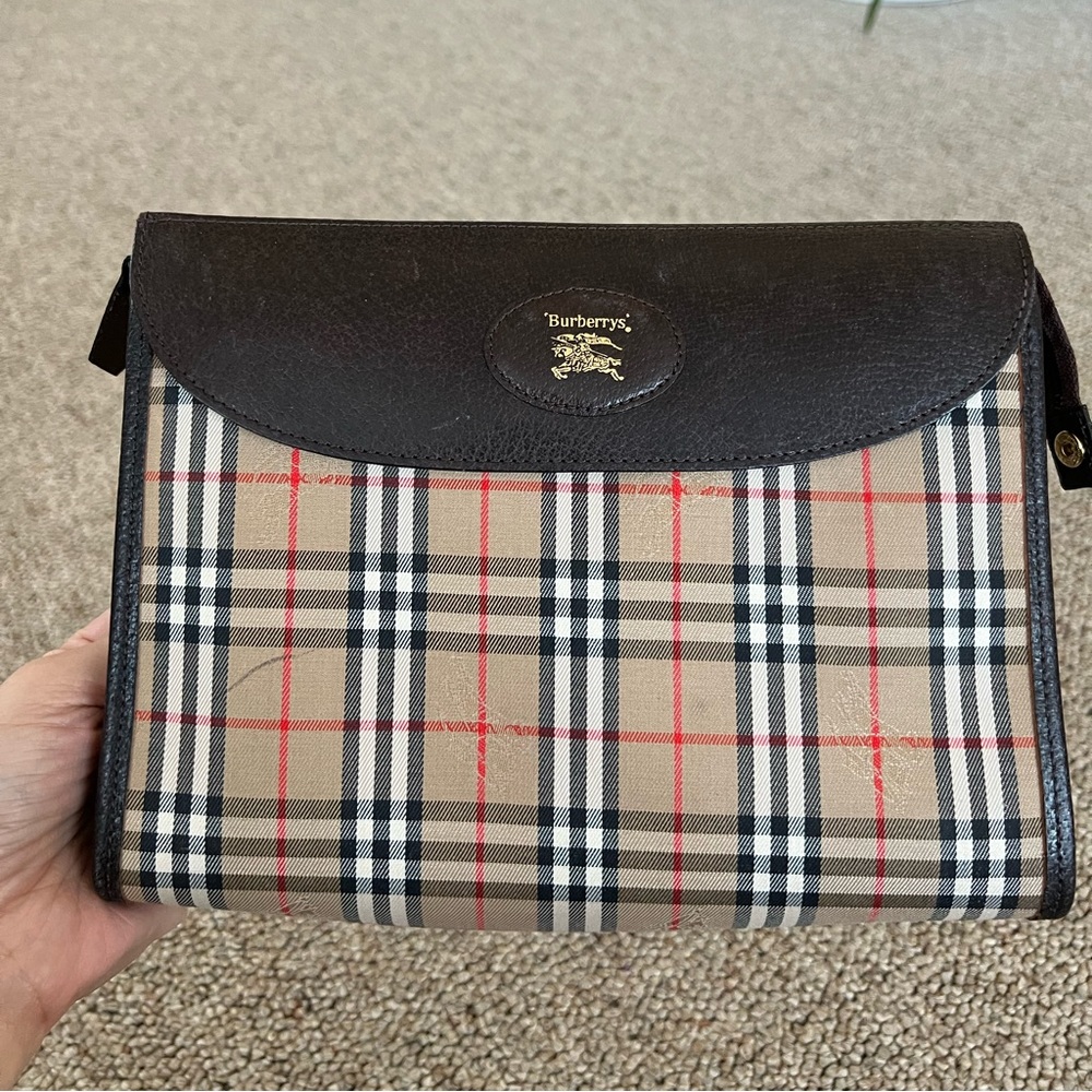 Vintage Burberry Clutch